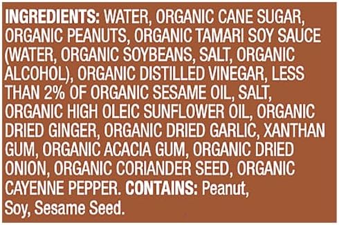 Sky Valley Thai Peanut Sauce - Gluten Free Peanut Sauce, Mild Heat, Authentic Flavor, Organic, Vegan, Non GMO, Gluten Free, Peanut Sauce for Spring Rolls- 14 Oz