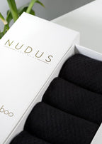 NUDUS UNDERWEAR Men’s Bamboo Rayon Socks 5-Pair Gift Box, Premium Quality