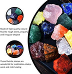 Raw Crystals, Large 1.2-2.0" Healing Crystal Natural Rough Stones for Intuition,Chakra,Meditation,Decoration,Polishing,Energy Work (Greenquartz, 3.5oz-1.2-2.0"raw Crystals)