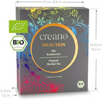 Creano Organic Herbal Tea Sampler Gift Set - Tea Gift Box - 27 Organic Tea Bags in 9 Different Varieties 54 g