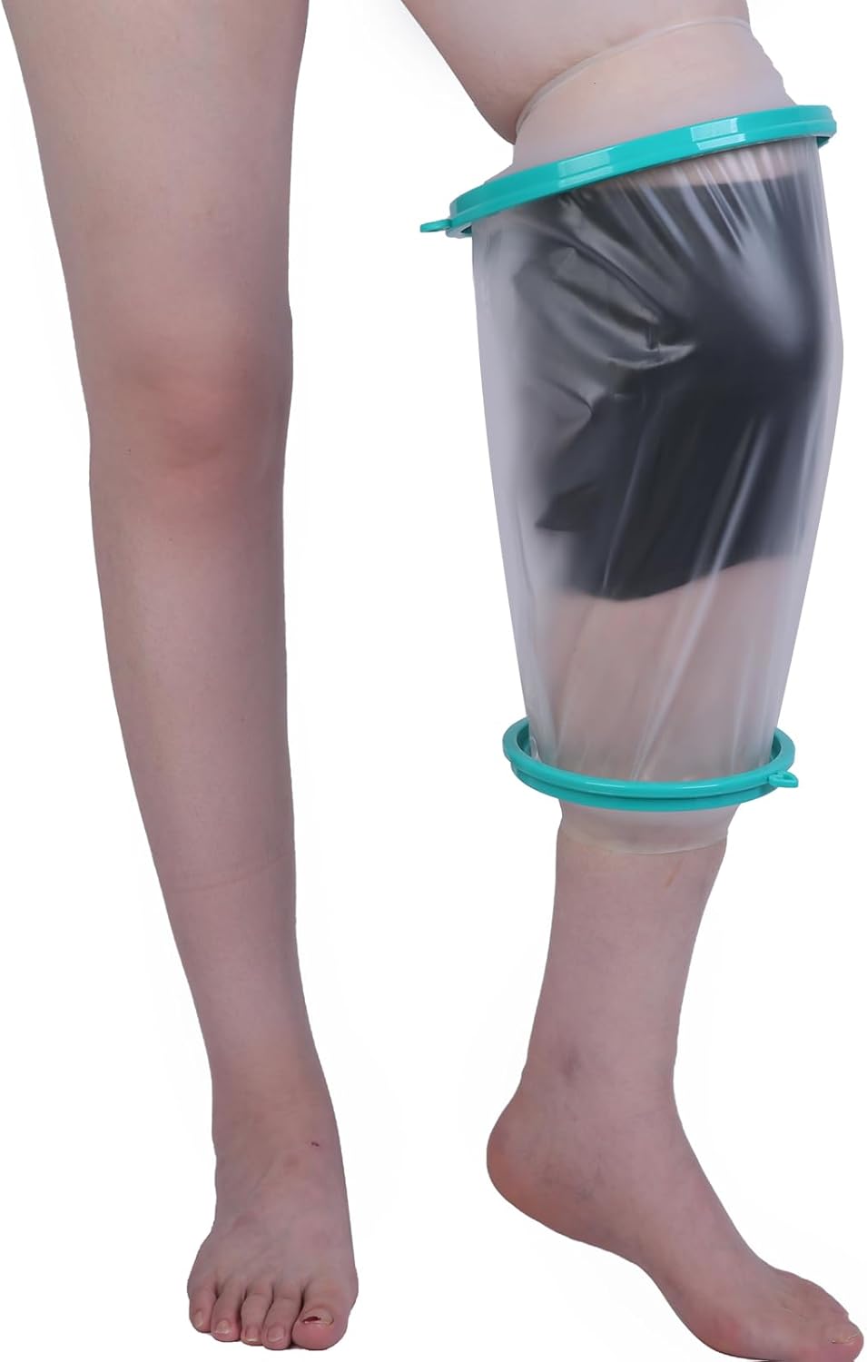 CIVJET Cast Covers for Shower Leg, Waterproof Cast Cover for Showering, Knee Surgery Recovery Equipment, Waterproof Knee Brace, Knee (Diameter - 7.9")