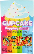 Koko's Cupcake Popping Candy with Candy Coating, 0.53 Ounces - 20 Count Display Box