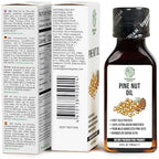 Siberian Pine Nut Oil | 100% Natural Extra Virgin Cold Pressed 100 ml / 3.4 fl oz | Unrefined Raw No-GMO Vegan | Exclusive Healthy Diet Food Grade