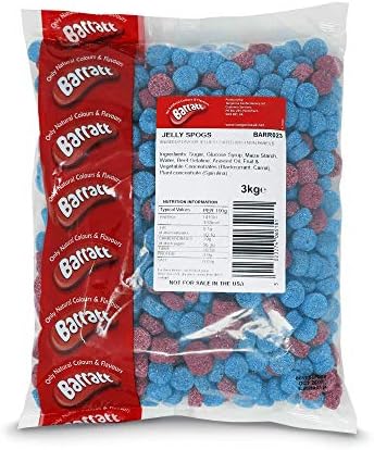 Jelly Spogs/Jelly Buttons 500 gram bag (1/2 Kilo)