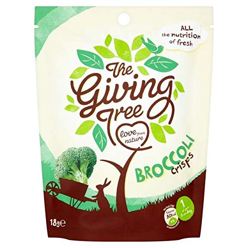 The Giving Tree Vacuum Fried Broccoli Crisps - 18g (0.03 lbs)