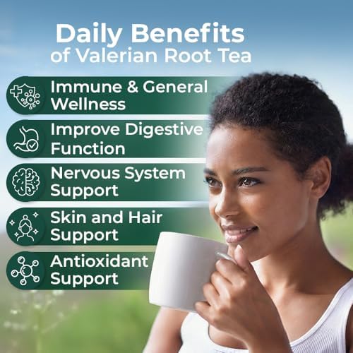 4 oz. Valerian Root Herb Tea (Valeriana Officinalis) – 113g Dried Valerian Root Herbal Tea Raíz de Valeriana