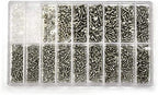 Eyeglass Sunglass Repair Kit Spectacles Repair Kit Stainless Steel Screws with Tweezers Screwdriver Tiny Micro Screws Nuts Assortment for Spectacles Watch (1000Pcs)
