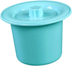 Potty Bucket, Spittoon Urinal with Lid, Toilet Pot, Portable Bedpan for Woman Kids Adults Female Male Children, Blue