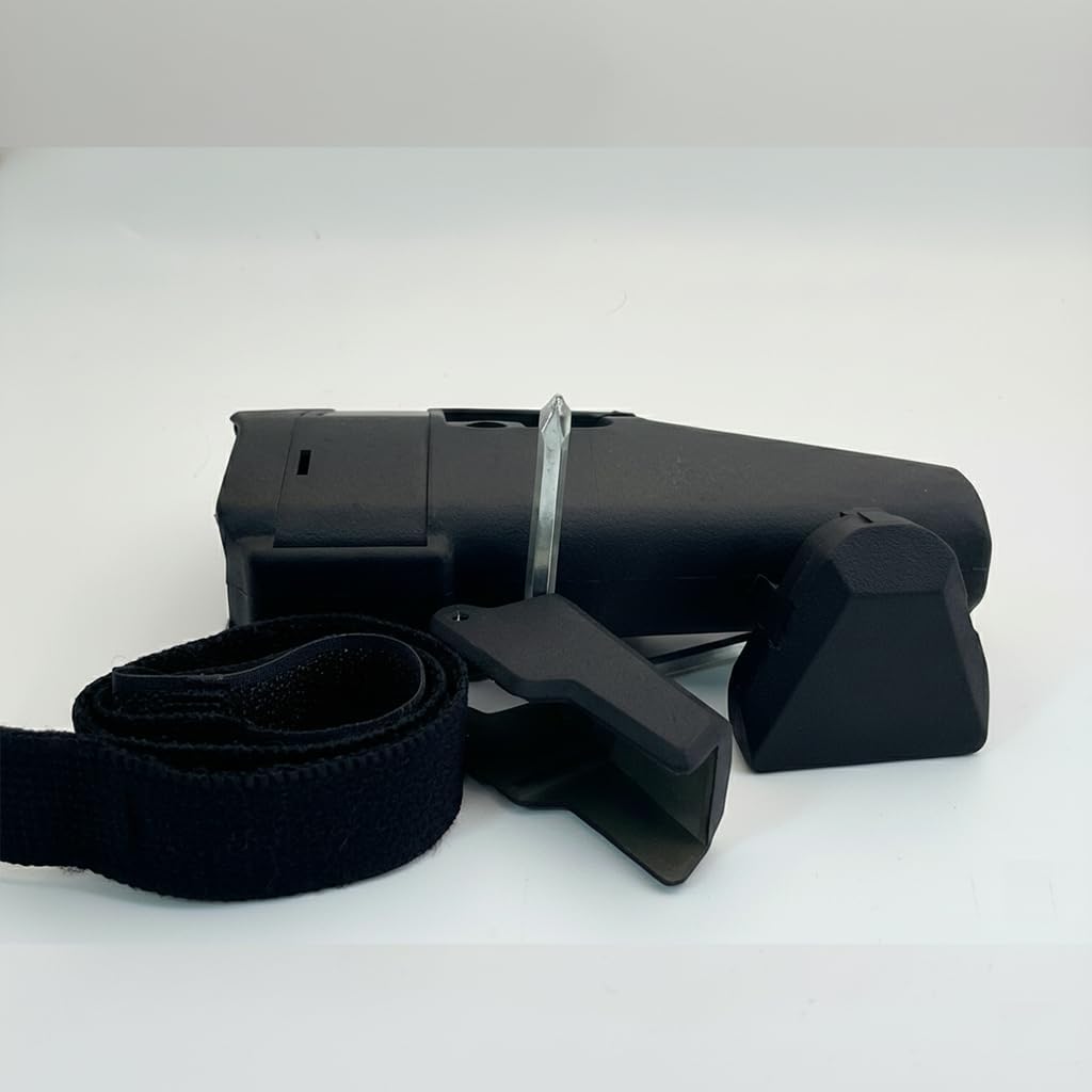 Adjustable Camera Rig Support Brace | Arm Stabilizer with Strap for Handheld Shooting（Black）