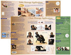 Ohm Therapeutics Tuning Fork Treatment Charts (3) — for Self-Care, Massage Therapy, Energy Practitioners, Chakra Balancing & Sound Therapy