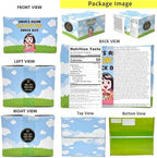 UNHA'S ASIAN - Korean Snack Box Variety Pack Care Package 50 Count Treats International Sanck Gift Set, kids Adult Grandkids Birthday Office School Office Cookies Chips Snacks