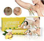 Ginger Hot Cream, GooLiving AntiHump Lymphcare Ginger Ointment, Underarm and Neck Lymphatic Care Cream, Lymphatic Drainage Cream, Anti-Cellulite Remover Cream (4 Pcs)