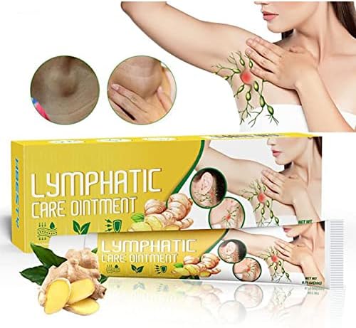 Ginger Hot Cream, GooLiving AntiHump Lymphcare Ginger Ointment, Underarm and Neck Lymphatic Care Cream, Lymphatic Drainage Cream, Anti-Cellulite Remover Cream (4 Pcs)