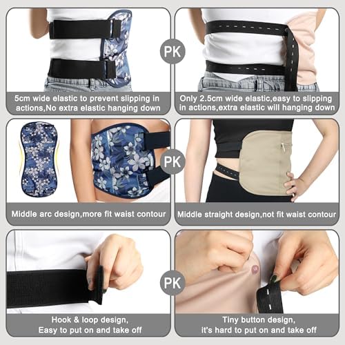 Langsprit Castor Oil Pack Wrap,Organic Cotton Castor Oil Packs for Liver Detox,Reusable Castor Oil Pads Pack Compress for Stomach,Castor Oil Packs Body kit L