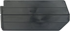 Akro-Mils TiltView Plastic Storage Cabinet with 6 Tilt Out Bins, Horizontal Parts Organizer, Teacher Toolbox, and Office Supply Organizer, 23-5/8" W x 3-1/2" H x 3-3/4" D, Stone