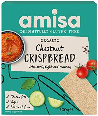 Amisa Organic Gluten Free Chestnut Crispbread 100g