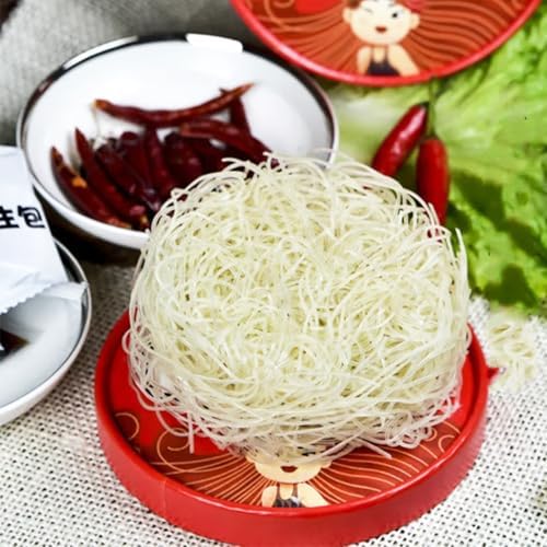 Hot and Sour Noodle Soup Mix Cups, Instant Ramen Noodle Cup Pot Glass Noodles Vermicelli Noodles Noodle Soup, Spicy Szechuan Flavor, 6 Pack/7oz