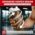 Vortex Protein Shaker Bottle 24 oz/700ml - Premium BPA-Free Pre-Workout Shaker Cup for Protein Shakes & Smoothies, Leak-Proof & Durable Bottle-Shakers for Active Lifestyles