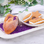 Purple Sprinkles for Baking, Purple Sanding Crystal Sugar 130g/4.59oz, Cupcake, Cookie and Donuts Toppings, Wedding, Birthday Party Supplies