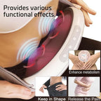 Electric Abdominal Massager for Belly Relaxation and Comfort, Soothing Massage for Bloating & Constipation Relief, Slimming Waist Massage Belt, Ideal Gift for Women and Moms