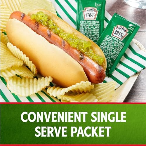 Heinz Relish Single Serve Packet (0.3 oz Packets, Pack of 200)