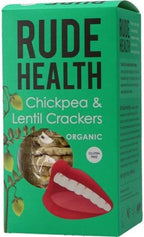 Rude Health Organic Chickpea and Lentil Crackers, 120g