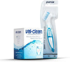 Yourdent-USA Val-Clean Concentrated Denture Cleaner & Paro Clinic Dual-Head Denture Brush Set – 1-Year Supply for Effective Cleaning of Dentures, Retainers & Night Guards