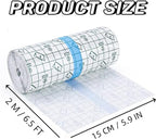 ANAMPION Tattoo Aftercare Waterproof Bandages 6"x2 Yard Second Skin Bandage Tattoo Cover Up Tape for Faster Tattoo Healing Recovery and Skin Care Protection Waterproof Bandage Transparent Film