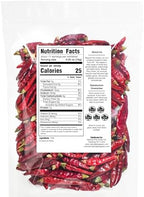 Natruen Whole Dry Szechuan Chinese Red Chili Pods 4 Oz (Medium Hot), Spicy Sichuan Dried Red Hot Chilies for Chili Oil, Paste, and Sauce