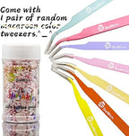 SE Si&Moos Candy Sea Shells for Cake Decorating Pink Sprinkles Pink Edible Seashells Under The Sea Cake Decorations Beach Sprinkles Christmas Cookie Decorations Edible Baby Shower Cake Decorations 3 OZ with Tweezers