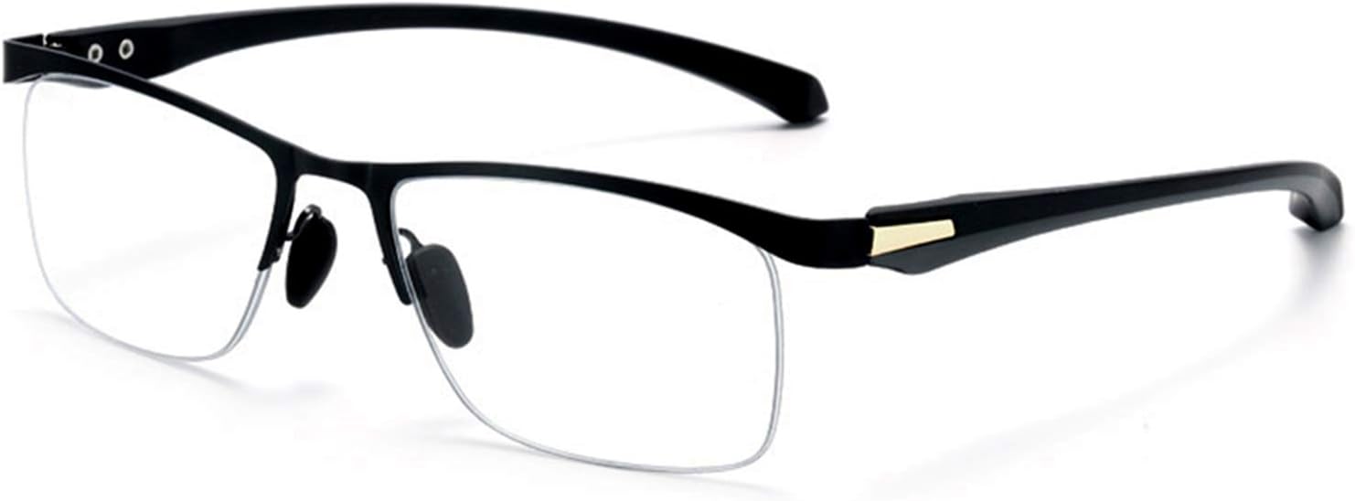 Reading Glasses, Anti Eye Fatigue, High Definition, Dual Use, Anti-Blue Light, Anti-Fatigue, Male, Black Frame, Youthful, Fashionable Business Glasses,+1.5