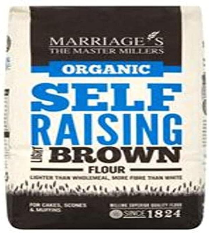 Marriage's - Organic Self Raising Brown Flour - 1Kg