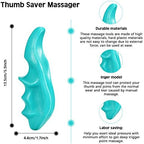 Nuanchu 2 Pcs Green Thumb Saver Massage Tool Deep Tissue Massager for Pressure Reflexology Professional Neck Shoulder Back Foot Stress Relief