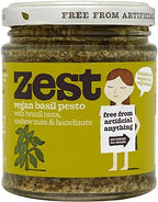 Zest Foods Basil Pesto Suitable For Vegans 165g (Pack of 3)