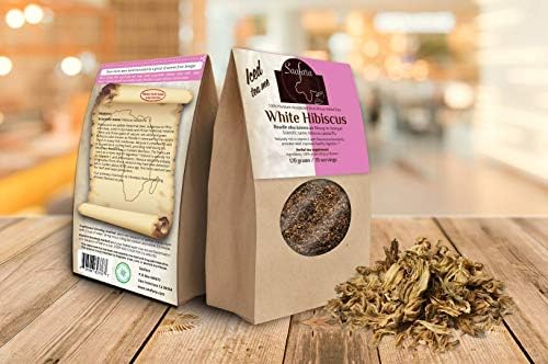 White Hibiscus Loose, Bissap, 120 grams / 70 servings