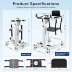 Mosfer Electric Patient Lift Transfer Chair Lift,Chair Lift Assist Devices for Home Seniors and Disabled with Adjustable Height, Folding Bathroom Wheelchair Move from Bed to Chair,Toilet,Car,Outdoor