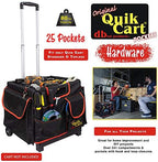 dbest Quik Cart Pockets, Black, Unisex, 20-Pocket Caddy for Easy Organization and Storage