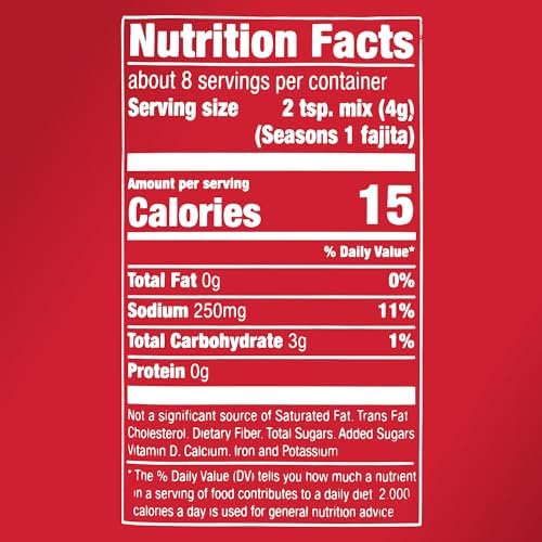 McCormick Fajita Seasoning Mix, For Restaurant-Style Fajitas at Home, Chicken Fajitas, Steak Fajitas, Shrimp Fajitas, Veggie Fajitas, 1.12 oz