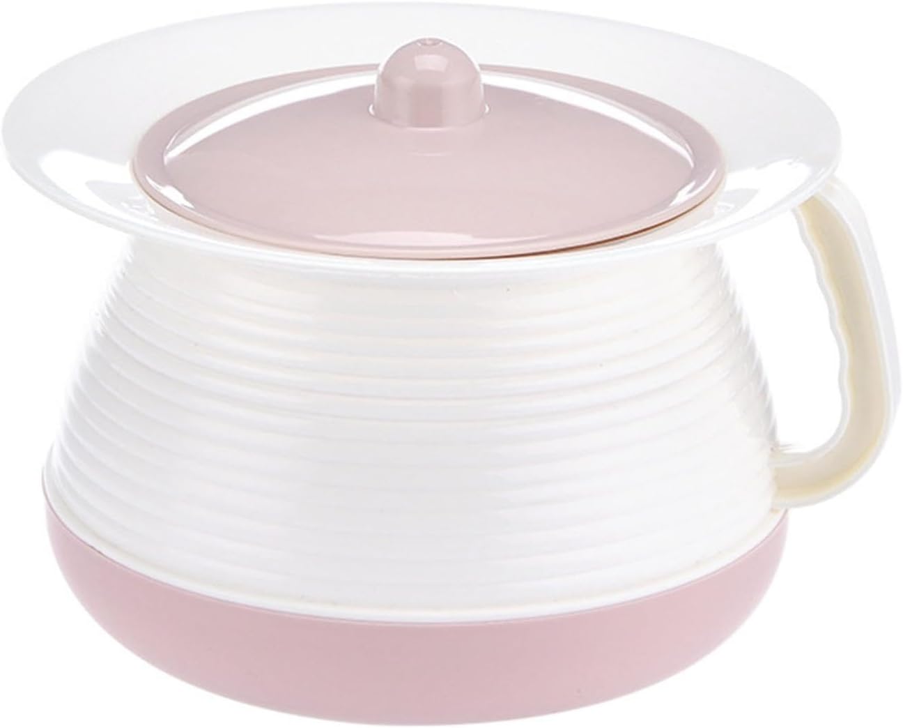 Children's and Adults' Urinal Chamber Pot with Lid and Handle, Plastic Spittoon Urine Pot, Potty Urine Bucket Emergency, Toilet Pot Night Urine Jug for Camping Travel Home Bucket Toilet