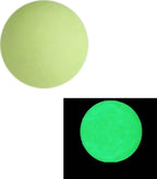 Yuly Delicate Glow In Dark Quartz Crystal Sphere Ball Blue Luminous 3.5cm + BASE Crystal Stones For Crafts Large, Green
