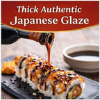 Japanese Unagi Sauce, Sweet Savory Eel Sauce Glaze, 3 Pack, 11.8 Fl Oz Bottles, for Sushi Rolls, Rice Bowls and Grilling