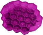 ABOOFAN Honeycomb Silicone Cake Mold 9X9.5 Inch Flexible Mini Cake and Soap Molds for Baking and Crafting Food-Grade Material