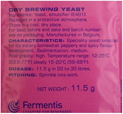 Fermentis TJ-5D3U-VYVQ Safbrew T-58 (11.5 g Pack)