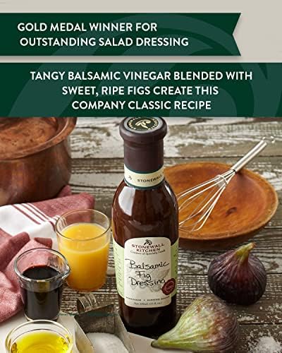 Stonewall Kitchen Balsamic Fig Dressing, 11 Ounces (Pack of 2)