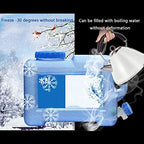 Outdoor Portable Water Storage Bucket with Faucet, Square PC Car with Thickened Bucket for Self-Driving Portable Bucket Water Container Plastic,12L