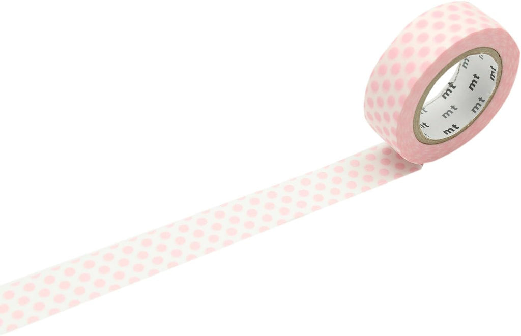 mt Masking Tape 1P "Dot Strawberry Milk" Washi Masking Tape - Strawberry Milk