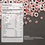 Edible Candy Eye, Halloween Sprinkles, Bloody Eyeballs, Halloween Sprinkles for Cake Decorating, Edible Cake Decoration & Cupcake Toppers, 150g/5.29oz, Party Supplies