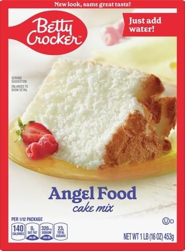 Betty Crocker Angel Food Cake Mix, Just Add Water, 16 oz