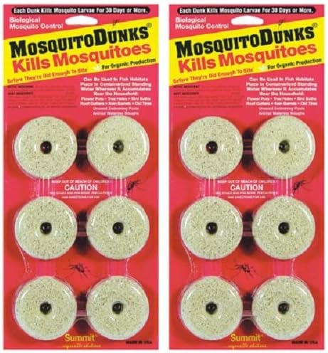 Summit...Responsible Solutions 110-12 Mosquito Dunks, 6 Piece - 2 Pack
