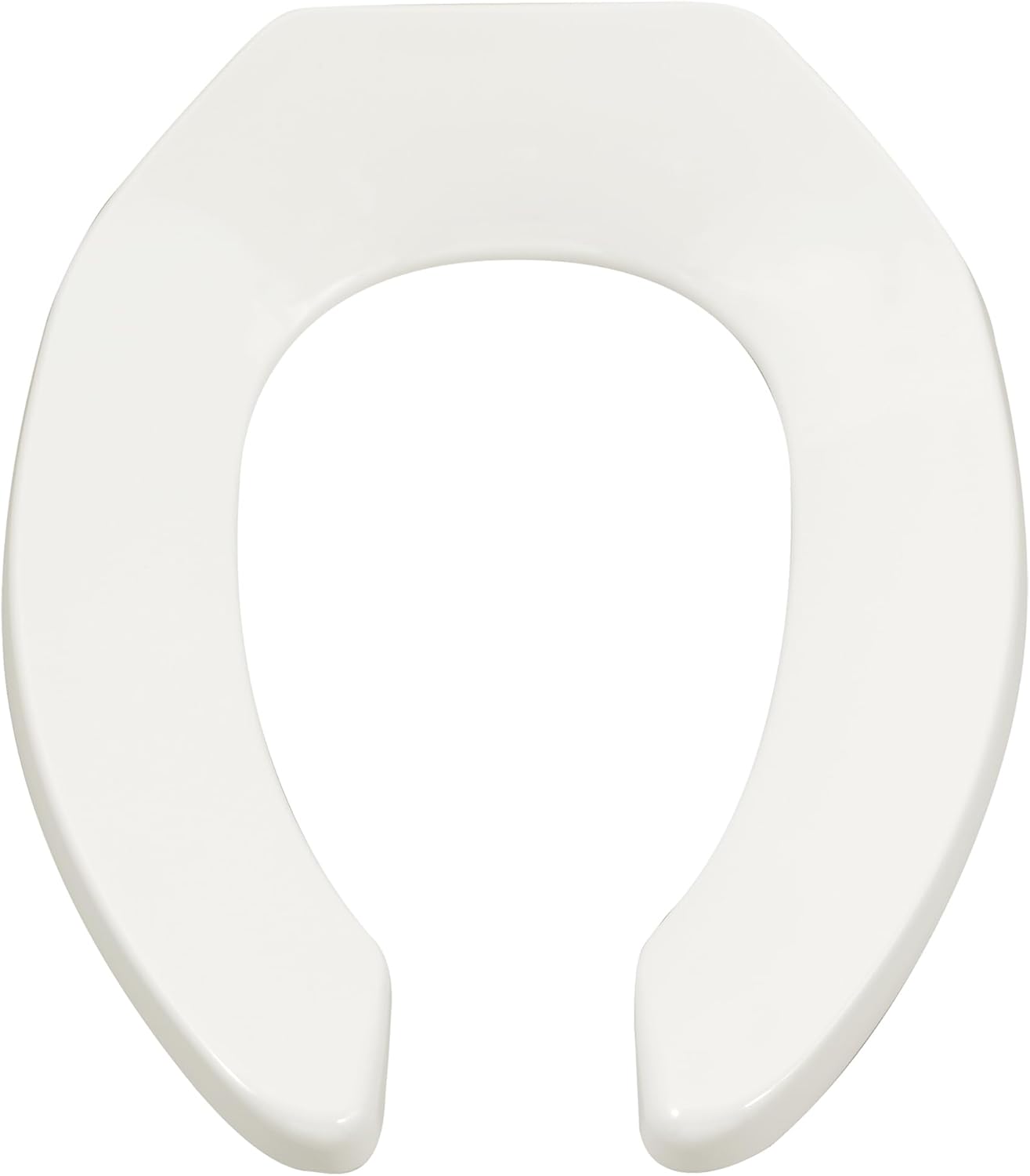 American Standard 5901110T.020 Commercial Heavy Duty Open Front Elongated Toilet Seat, White